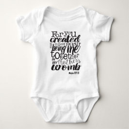 T-shirts Salmo 139:13 Para você criou o meu íntimo ser