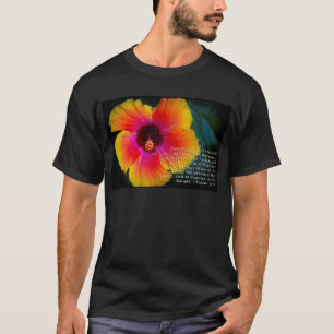 T-shirts Salmo 27:4 em preto