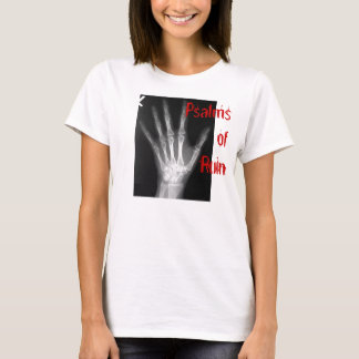 T-shirts Salmos do T da mão da ruína