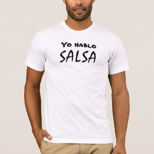 T-shirts Salsa engraçada da salsa de Yo Hablo que dança o