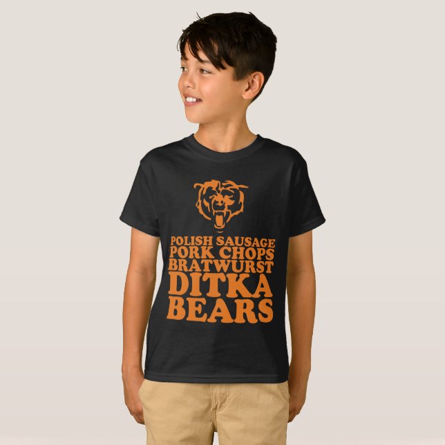 T-shirts Salsicha. Ditka. Ursos (Frente Completa)