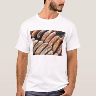 T-shirts Salsichas na churrasqueira