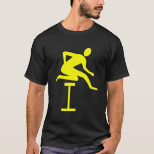 T-shirts Saltando obstáculos - Amarelo