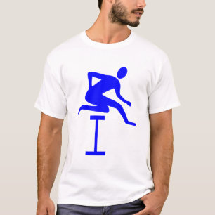 T-shirts Salto com barreiras - Azul