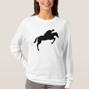 T-shirts Salto de Cavalo - Preto