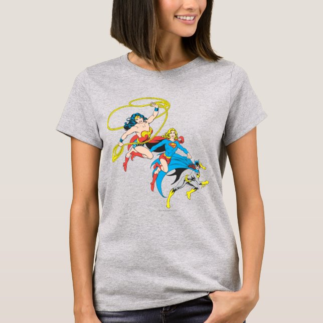 T-shirts Salto de Superheroínas (Frente)