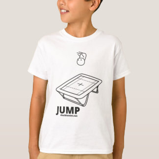 T-shirts SALTO do trampolim