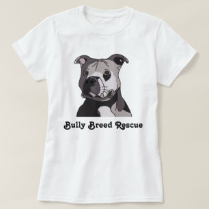 T-shirts Salvamento do Bulldog Americano Bull Terrier Portr