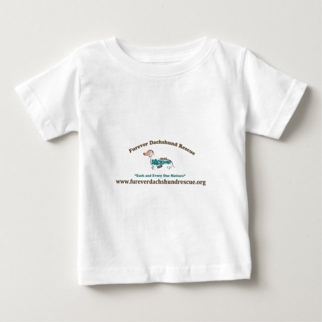 T-shirts Salvamento do Dachshund de Furever (Frente)