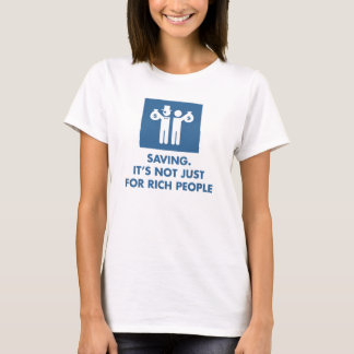T-shirts Salvamento. Não é apenas para pessoas ricas.