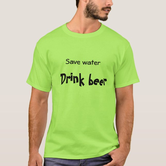 T-shirts Salvar a água (Frente)