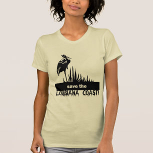 T-shirts Salvar a costa de Louisiana