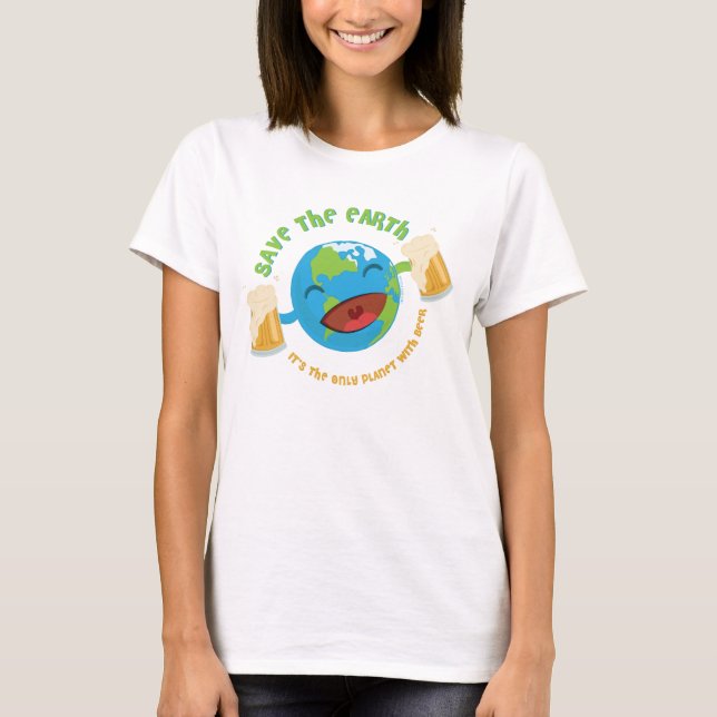 T-shirts Salvar a Terra (Frente)