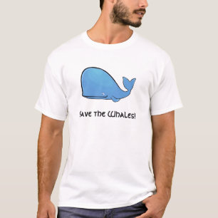 T-shirts Salvar as baleias!
