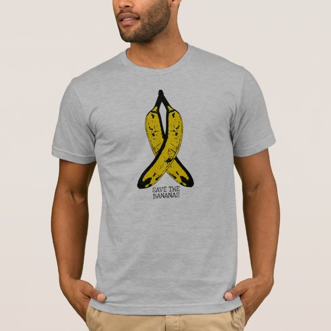 T-shirts Salvar as bananas (Frente)