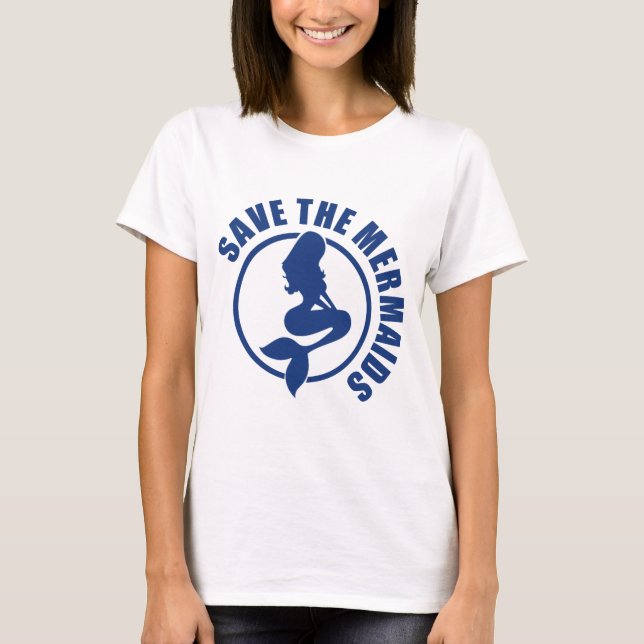 T-SHIRTS SALVAR AS MERMAIDS (Frente)