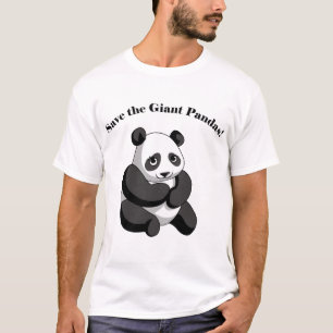 T-shirts Salvar as pandas gigantes!