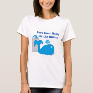T-shirts Salvar me alguma água!