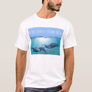 T-shirts Salvar nossos mares
