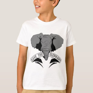 T-shirts Salvar o elefante