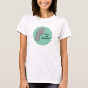 T-shirts Salvar os peixes-boi!
