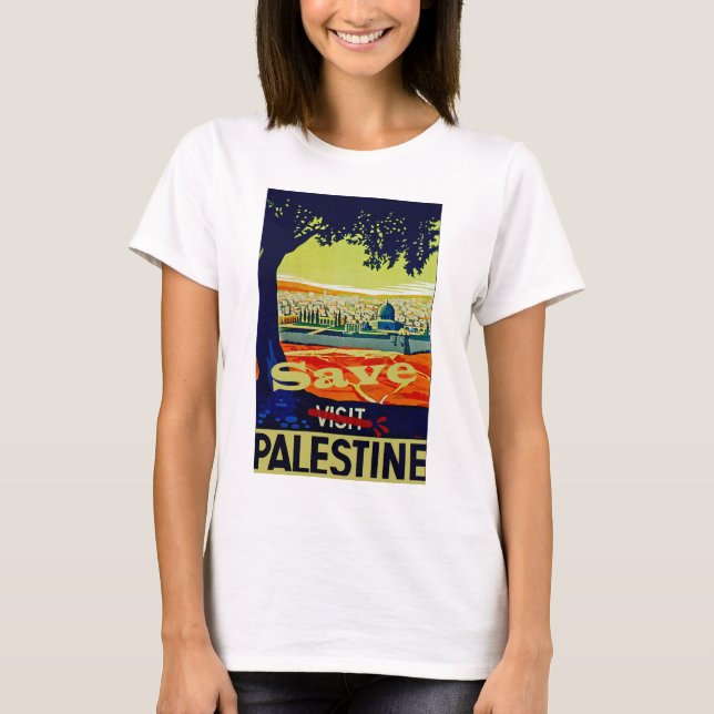 T-shirts Salvar Palestina (Frente)