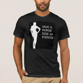 T-shirts Salvar um passeio do cavalo um Eventer