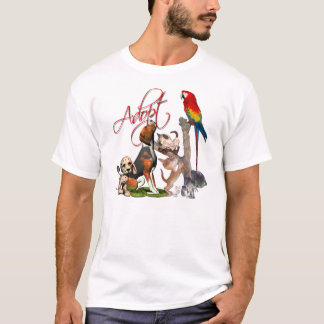 T-shirts Salvar uma vida, adote um animal de estimação