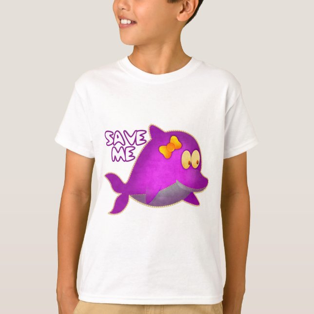 T-shirts Salve-me SALVE AS BALEIAS (Frente)
