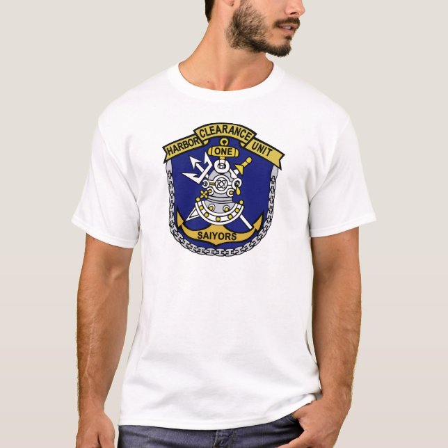 T-shirts Salvors da unidade uma do afastamento do porto (Frente)