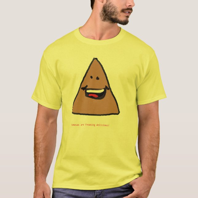 T-shirts Samosa feliz (Frente)