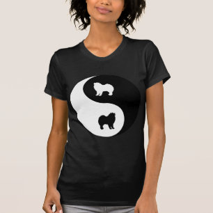 T-shirts Samoyed Yin Yang