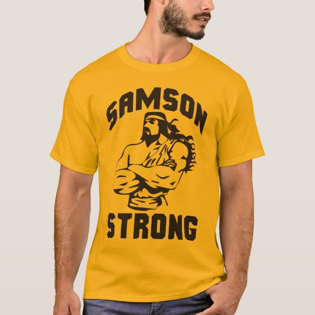 T-shirts Samson Strong - Bodybuilding (Frente)