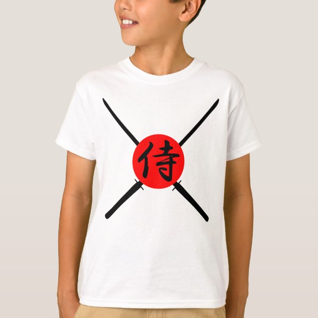 T-shirts SAMURAI - Espada & Kanji (Frente)