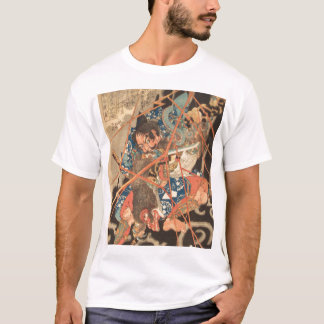 T-shirts Samurai na batalha