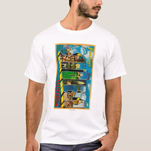 T-shirts San Diego, Califórnia - grandes cenas da letra