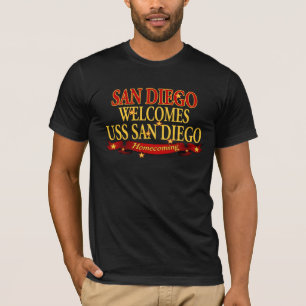 T-shirts San Diego dá boas-vindas a USS San Diego
