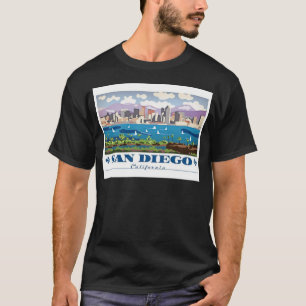 T-shirts San Diego Skyline