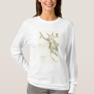 T-shirts San Francisco Bay que mostra a falha de San