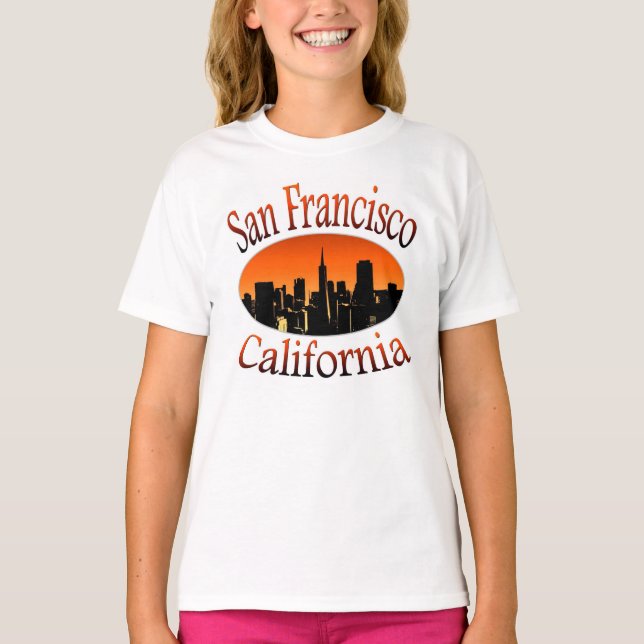 T-shirts San Francisco Califórnia (Frente)