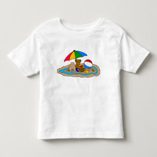 T-shirts Sandcastle Toddler do Urso de Praia