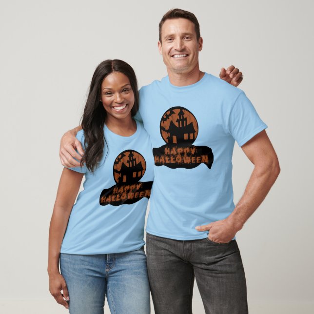 T-shirts sanduíche feliz (Unissex)