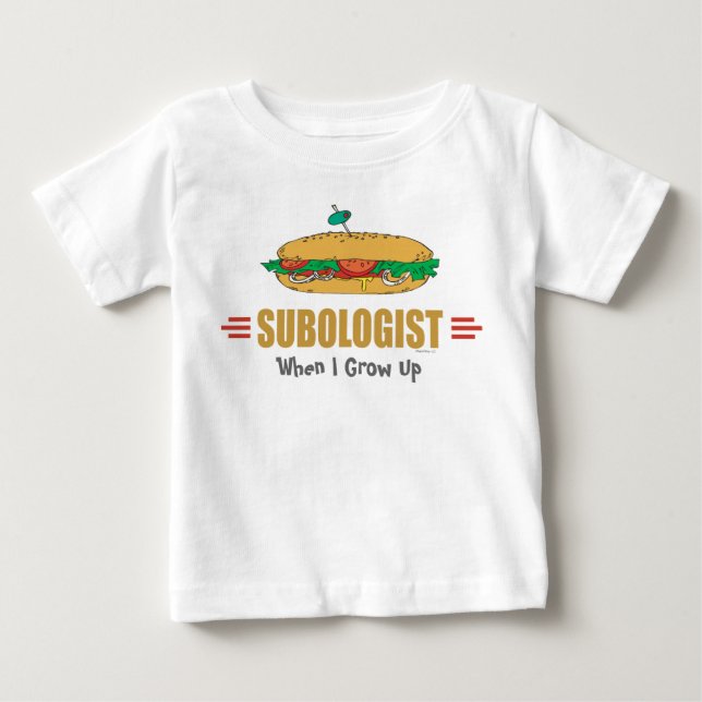 T-shirts Sandwich Submarino Engraçado (Frente)