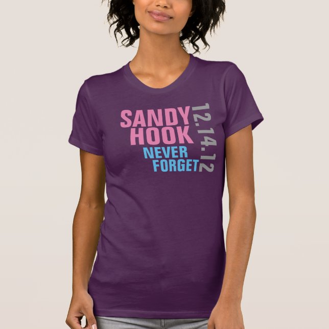 T-shirts Sandy Hook Nunca Esquece (Frente)