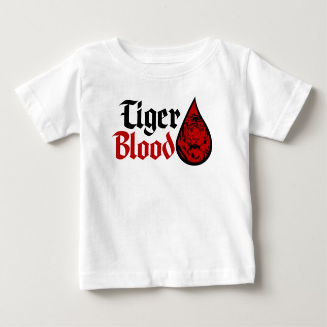 T-shirts Sangue do tigre (Frente)