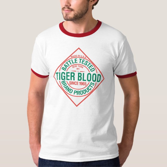 T-shirts Sangue do tigre (Frente)