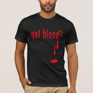 T-shirts sangue obtido?