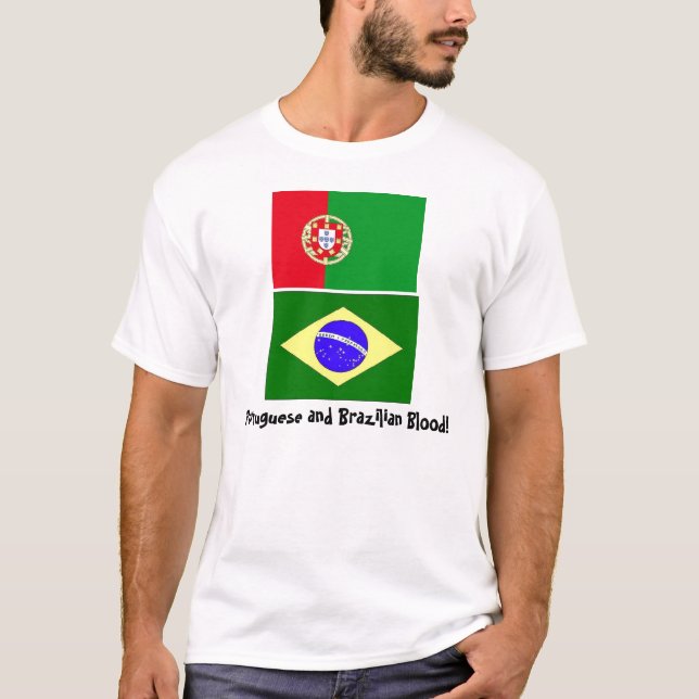T-shirts Sangue português e brasileiro! (Frente)