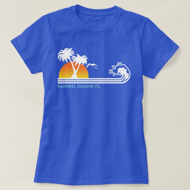 T-shirts Sanibel Island FL (Frente do Design)