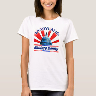 T-shirts Sanidade da restauração - Maryland